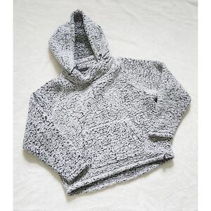 VS PINK: gray sherpa pullover